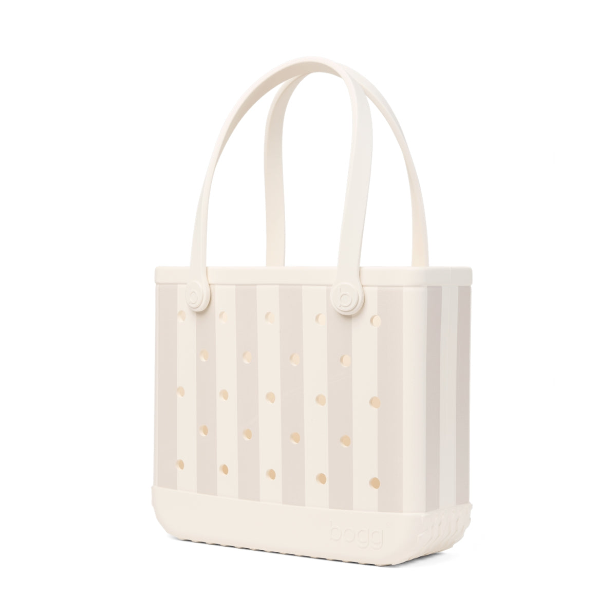 Baby Bogg Bag Beachside Stripe Waterproof EVA Beach Tote Bag Durable Easy Clean with Extra Storage Compartments for Beach Vacation Travel Organizer Vacation Essentials for Women