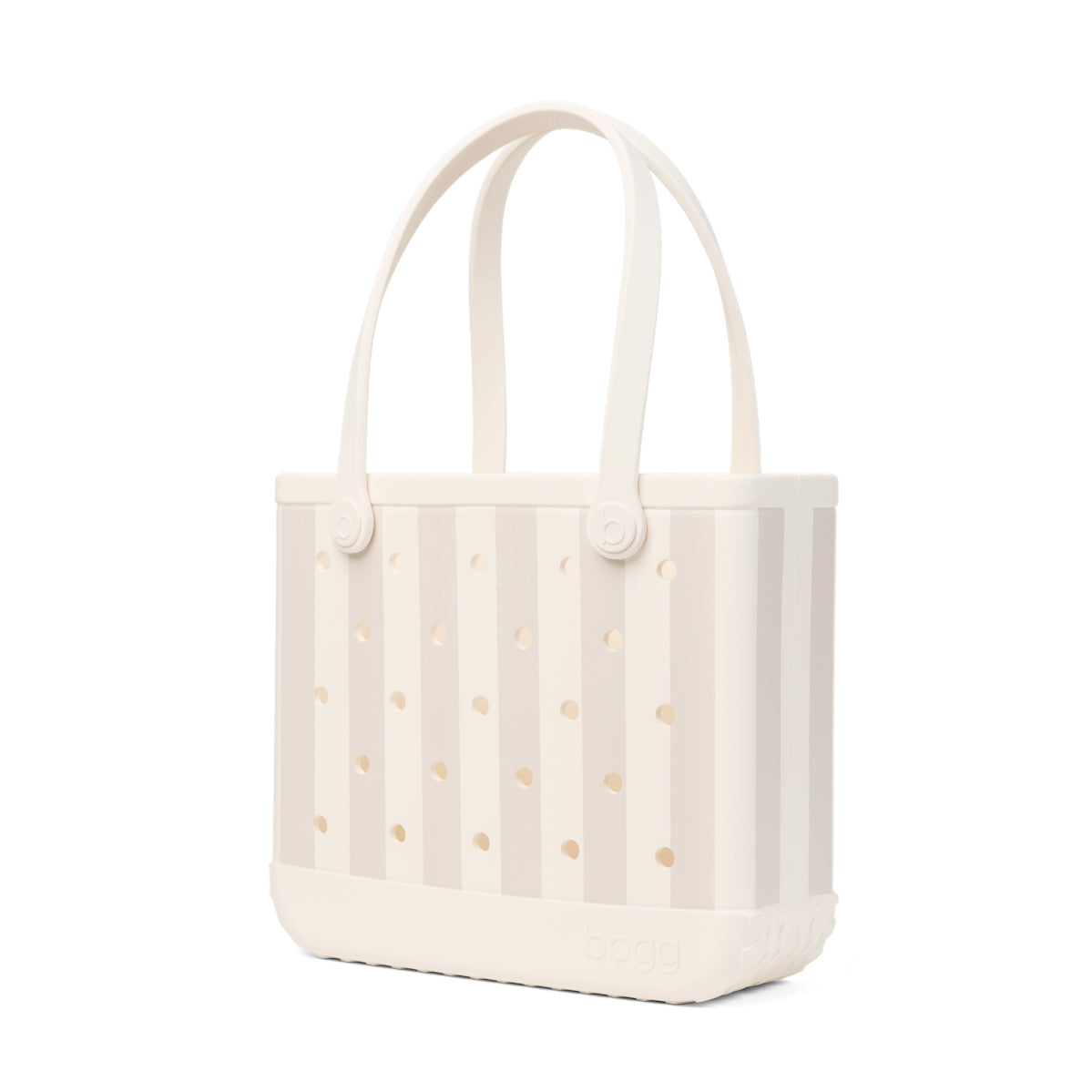 Baby Bogg Bag Beachside Stripe Heavy Duty Rubber Beach Bag Tip Resistant Washable with Non Slip Bottom for Resort Holidays Travel Organizer Vacation Essentials for Women